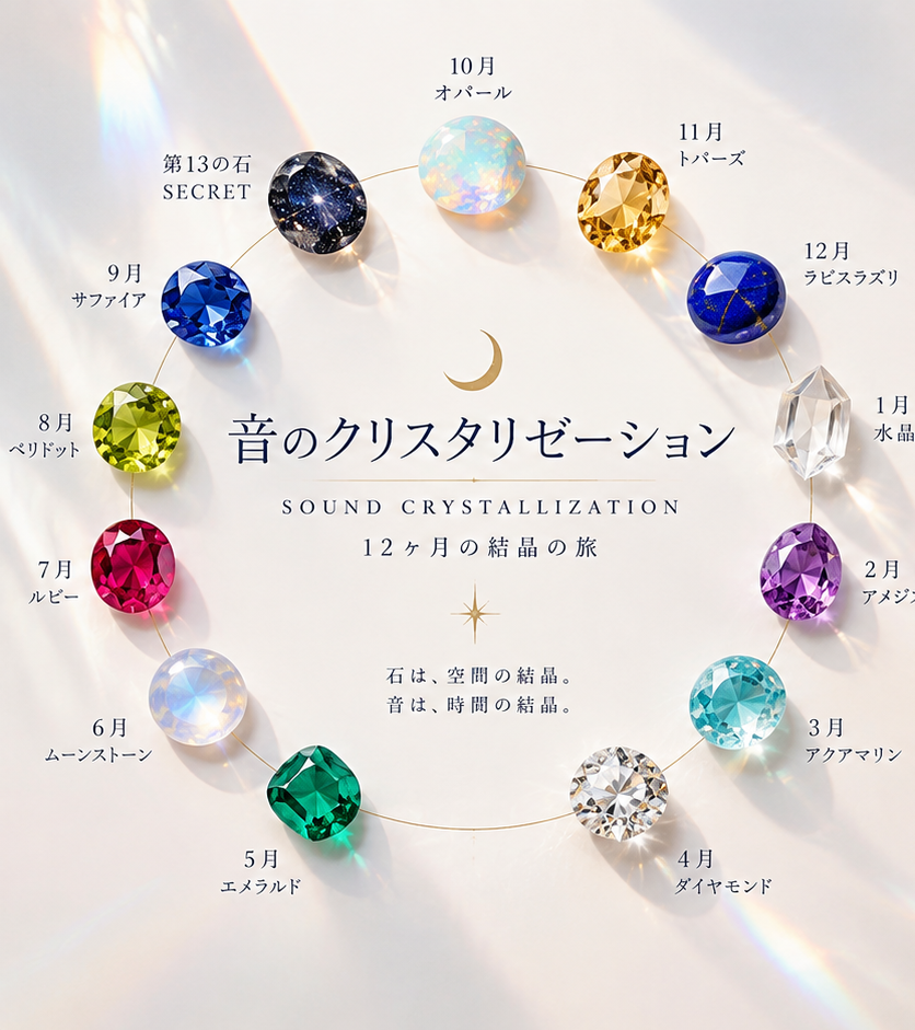 音のクリスタリゼーション 12ヶ月の結晶の旅